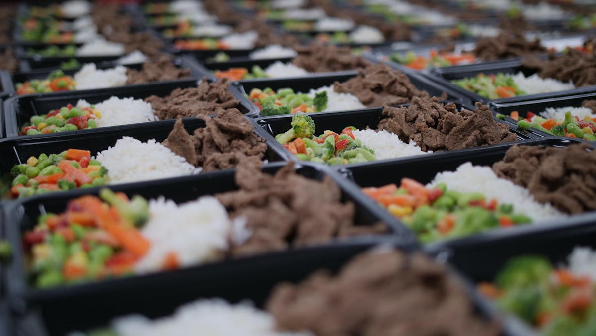 Office worker meal prep